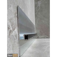Silver Reversible Skirting 30mm for Developers| DoorHub UAE